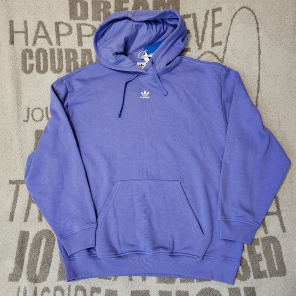 NWT Adidas Essentials Oversize Hoodie Semi Cobalt Blue